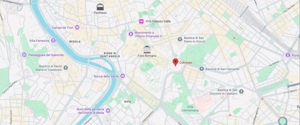 Map of the Colosseum - click to open in Google Maps