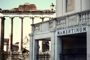The Mamertine Prison at the foot of the Capitoline Hill